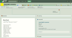Desktop Screenshot of meaningful-nonsense.deviantart.com