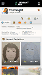 Mobile Screenshot of frostfang01.deviantart.com