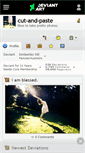 Mobile Screenshot of cut-and-paste.deviantart.com