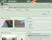 Tablet Screenshot of hishkai.deviantart.com