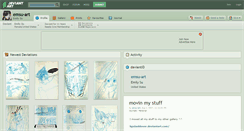 Desktop Screenshot of emsu-art.deviantart.com
