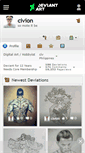 Mobile Screenshot of civion.deviantart.com