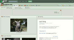 Desktop Screenshot of medicine-man.deviantart.com