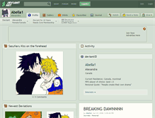 Tablet Screenshot of abella1.deviantart.com