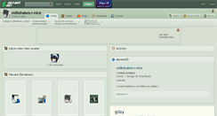 Desktop Screenshot of milkshakes-r-nice.deviantart.com