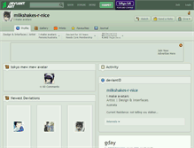 Tablet Screenshot of milkshakes-r-nice.deviantart.com