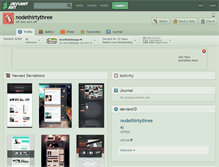 Tablet Screenshot of nodethirtythree.deviantart.com
