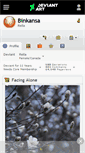Mobile Screenshot of binkansa.deviantart.com