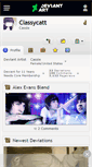 Mobile Screenshot of classycatt.deviantart.com