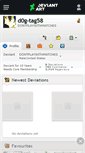 Mobile Screenshot of d0g-tag58.deviantart.com