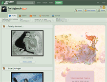 Tablet Screenshot of floriaiglenoir.deviantart.com