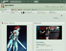 Tablet Screenshot of matt-addison.deviantart.com