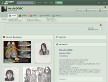 Tablet Screenshot of haruhi-sonic.deviantart.com