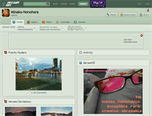 Tablet Screenshot of minako-nonohara.deviantart.com