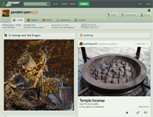 Tablet Screenshot of parallel-pam.deviantart.com
