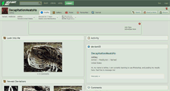 Desktop Screenshot of decapitationmeatsho.deviantart.com