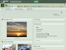 Tablet Screenshot of dizs.deviantart.com