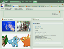 Tablet Screenshot of chibihoshi.deviantart.com