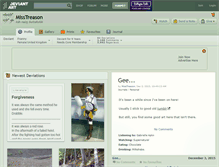 Tablet Screenshot of misstreason.deviantart.com