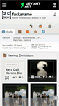 Mobile Screenshot of fuckaname.deviantart.com
