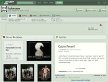 Tablet Screenshot of fuckaname.deviantart.com