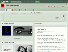 Tablet Screenshot of denied-intervention.deviantart.com