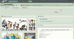 Desktop Screenshot of darkthief2008.deviantart.com