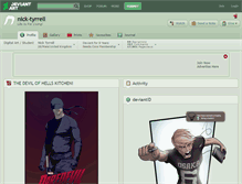 Tablet Screenshot of nick-tyrrell.deviantart.com