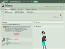 Tablet Screenshot of kissadonis.deviantart.com