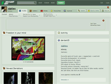 Tablet Screenshot of daklex.deviantart.com