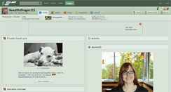 Desktop Screenshot of beautifuldragon322.deviantart.com
