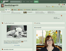 Tablet Screenshot of beautifuldragon322.deviantart.com