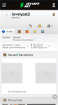 Mobile Screenshot of lovelycat2.deviantart.com