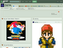 Tablet Screenshot of diegichigo.deviantart.com