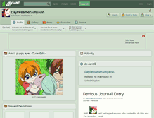 Tablet Screenshot of daydreameramyann.deviantart.com