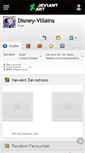 Mobile Screenshot of disney-villains.deviantart.com