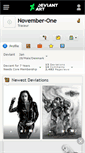 Mobile Screenshot of november-one.deviantart.com