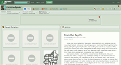 Desktop Screenshot of cocoonedspider.deviantart.com