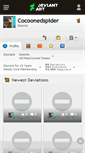 Mobile Screenshot of cocoonedspider.deviantart.com