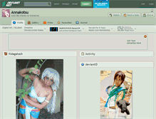 Tablet Screenshot of annakotsu.deviantart.com