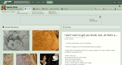 Desktop Screenshot of game-zone.deviantart.com