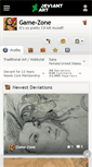 Mobile Screenshot of game-zone.deviantart.com