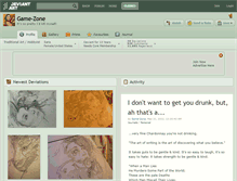 Tablet Screenshot of game-zone.deviantart.com
