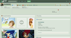 Desktop Screenshot of goldburge.deviantart.com
