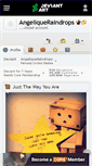 Mobile Screenshot of angeliqueraindrops.deviantart.com
