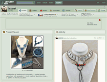 Tablet Screenshot of jezerel.deviantart.com