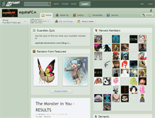 Tablet Screenshot of equirafc.deviantart.com