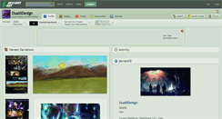 Desktop Screenshot of dual0design.deviantart.com