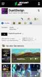 Mobile Screenshot of dual0design.deviantart.com