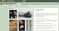 Desktop Screenshot of fantasysculptureclub.deviantart.com